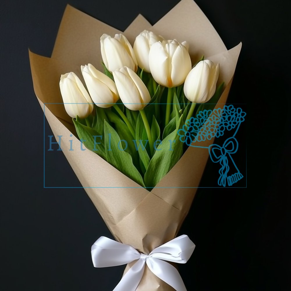 Букет цветов из: Тюльпаны